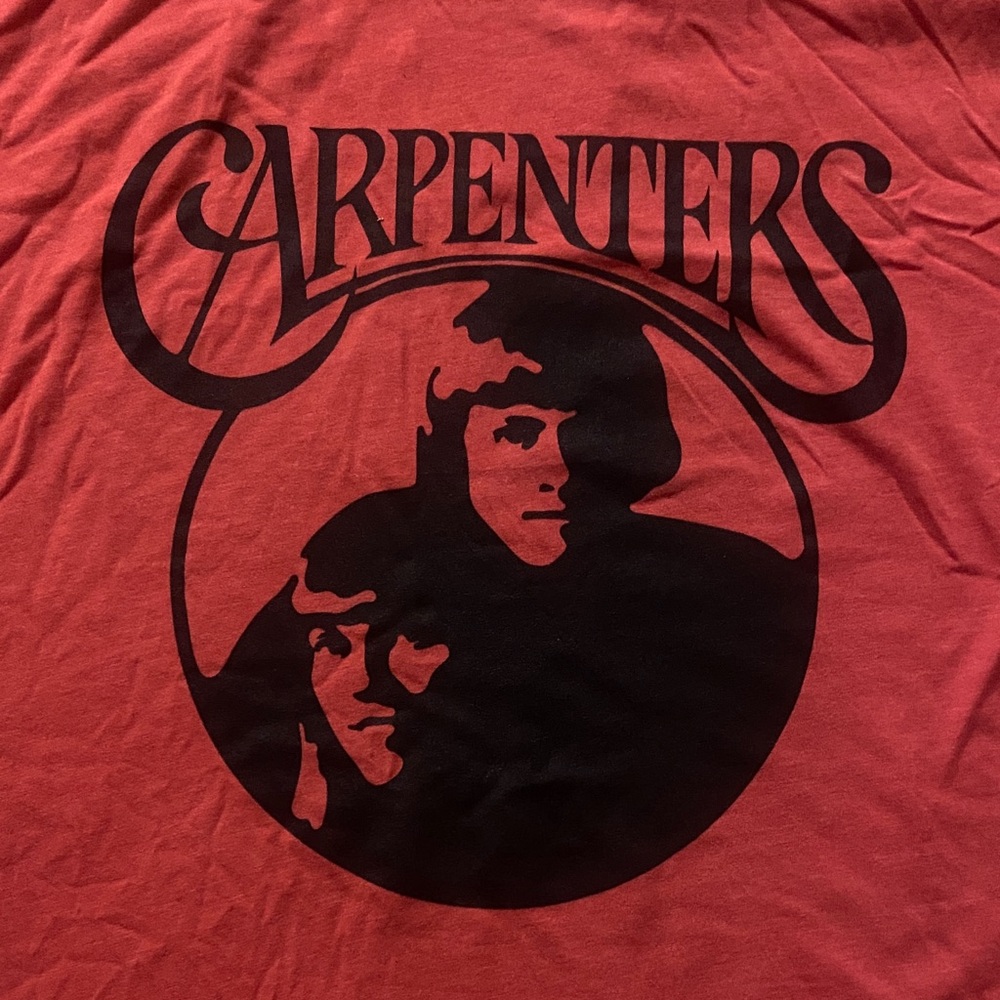 NWOT Carpenters Red Graphic T-Shirt XL E34